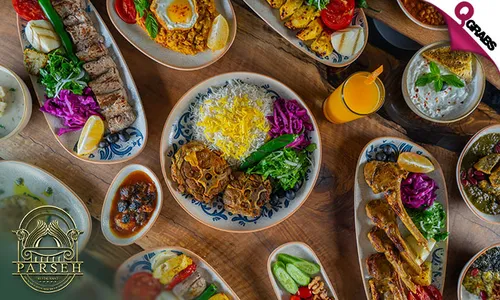 Lunch OR Dinner for TWO & More at Parseh Restaurant Katara!